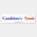 Search for candidates bumper stickers Political