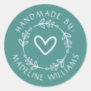 Search for love baking stickers Handmade