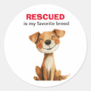 Search for rescued breed stickers Animal