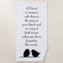 Search for best friend beach towels Friendship