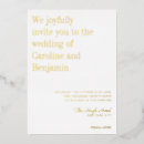Search for white attire invitations Minimalist