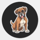 Search for boxer lover stickers Animal