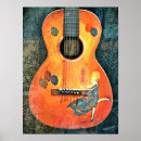 Search for vintage guitar posters Design