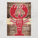 Search for crawfish boil birthday invitations Lobster