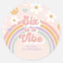 Search for six stickers Retro