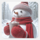 Search for red mitten stickers Snowman