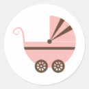 Search for pink brown baby shower stickers Chic