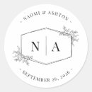 Search for neutral wedding stickers White