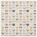 Search for cat face fabric Animals