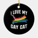 Search for rainbow cat christmas tree decorations Pride