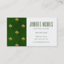 Search for st business cards Clover leaf