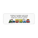 Search for choo choo return address labels For kids