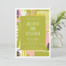 Search for abstract art wedding invitations Modern