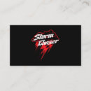 Search for thunderstorms business cards Meteorologist