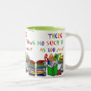 Search for too many books mugs Humour
