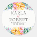 Search for yellow roses wedding stickers Bouquet