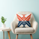 Search for orange and navy cushions Geometric