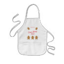 Search for ginger kids aprons Red