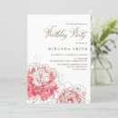 Search for peonies birthday invitations Modern