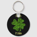 Search for irish holiday key rings Four leaf clover