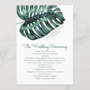 Search for beach wedding programs Botanical
