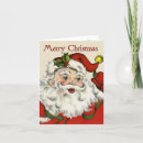 Search for retro santa christmas cards Classic
