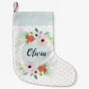 Search for flower christmas stockings Floral