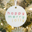 Search for jolly christmas tree decorations Happy
