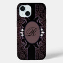 Search for vintage damask pattern with monogram cases Monograms