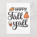 Search for slang postcards Happy fall y'all