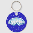 Search for snow skiing key rings Blue