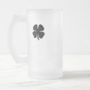 Search for 4 leaf clover beer glasses Irish