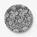 Search for black and white floral pattern plates Garden