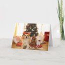 Search for naughty santa christmas cards Dog