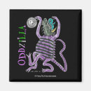 Search for character square magnets Illustration