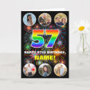 Search for 57th birthday cards Fifty seventh birthday