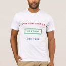 Search for error tshirts System