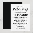Search for for husband invitations Party