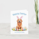 Search for funny dog easter cards Golden retriever
