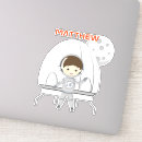 Search for white space stickers Boy