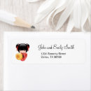 Search for red cherry blossom return address labels Sakura
