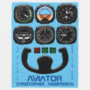 Search for airplane blankets Aviator