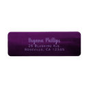 Search for purple ombre return address labels Bridal