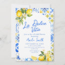Search for lemon shower invitations La dolce vita