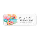 Search for hawaiian wedding return address labels Beach