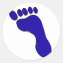 Search for foot print stickers Blue