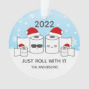 Search for roll of toilet paper christmas tree decorations Covid