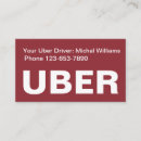 Search for uber driver business cards Professional
