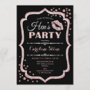 Search for gold and black hen party invitations Chic