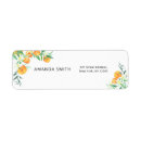 Search for fruits return address labels Orange